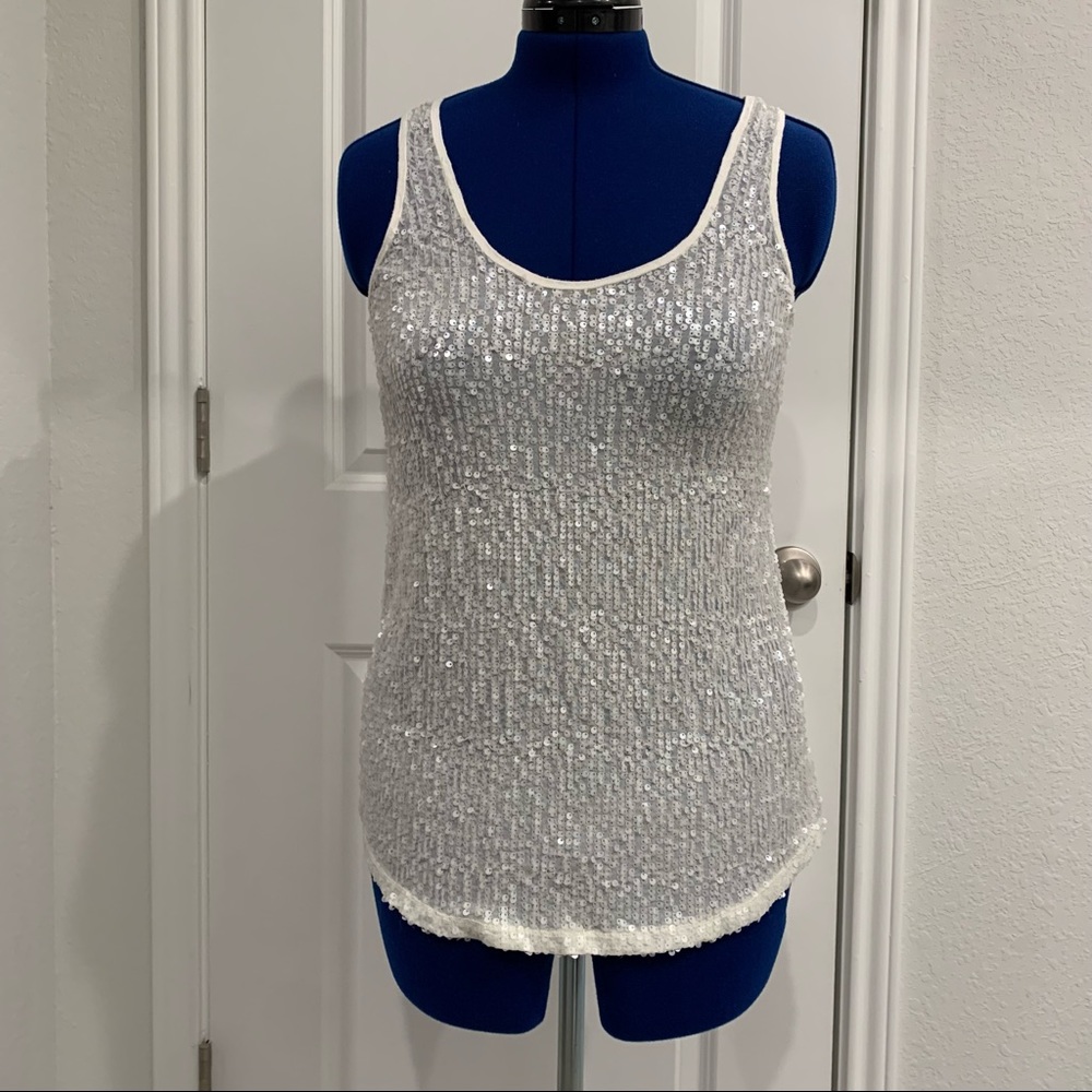 Aeropostale Sequin Top Sz M